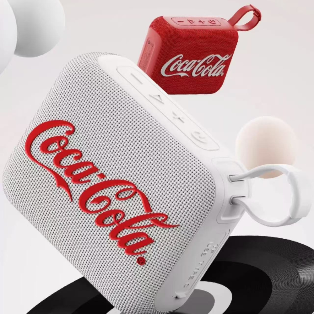 Fonepia × Coca-Cola Mini Bluetooth Speaker – Portable Hi-Fi Bass Sound