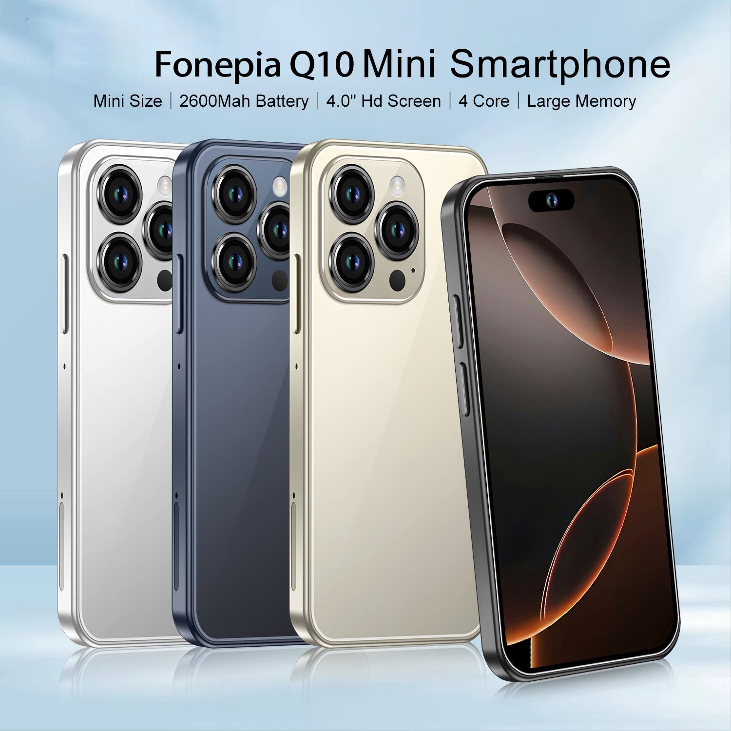 Fonepia Q10 mini 4.0“HD Screen 4+64——The World's smallest 4G phone