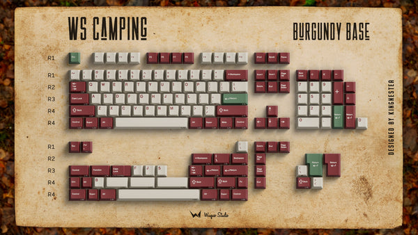 WS Camping Keycaps
