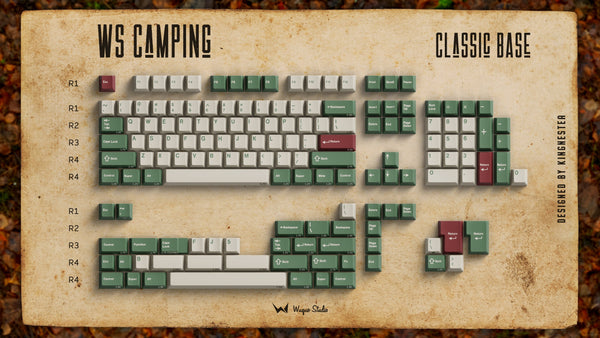 WS Camping Keycaps