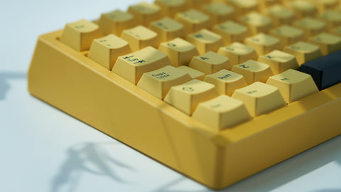 WS Basic Yellow Keycaps